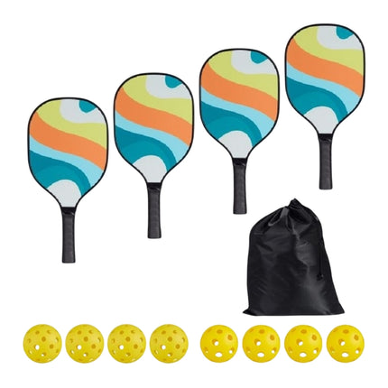 Sada na pickleball 4 pálky a 8 míčků