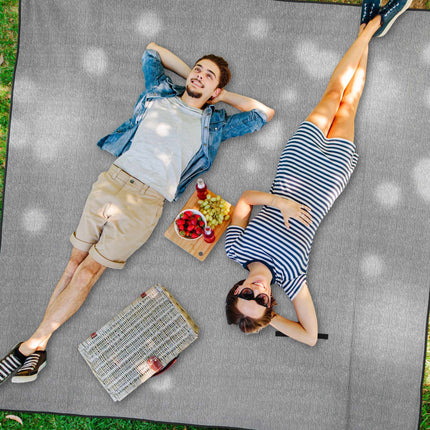 Pikniková deka 200 x 200 cm rybí kost