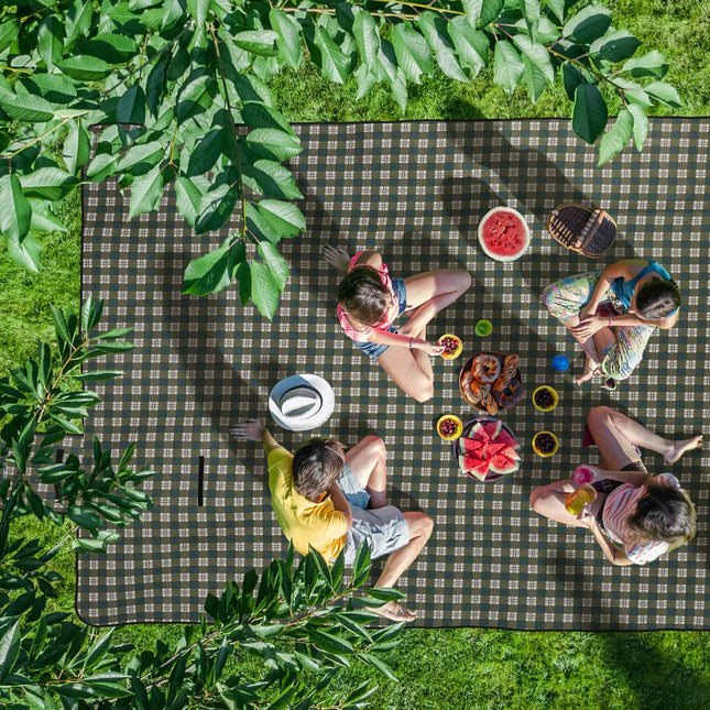 Pikniková deka 200 x 300 cm kostkovaná