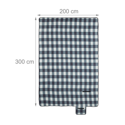 Pikniková deka 300 x 200 cm kostkovaná