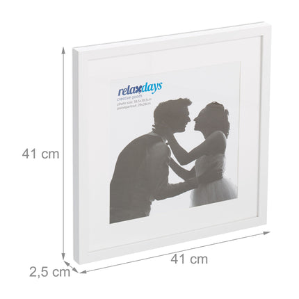 Fotorámeček 38.5 x 38.5 cm sada 2 ks