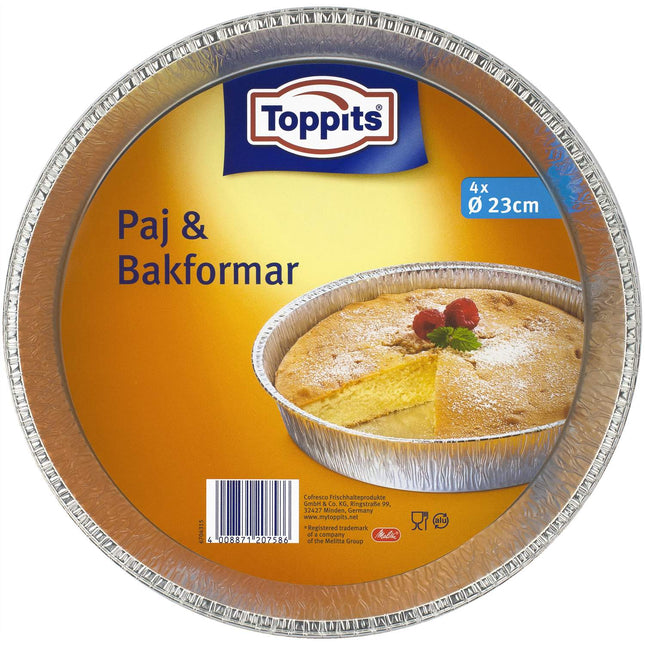 Forma na koláče a pečení 23cm kulatá 22 ks DFP