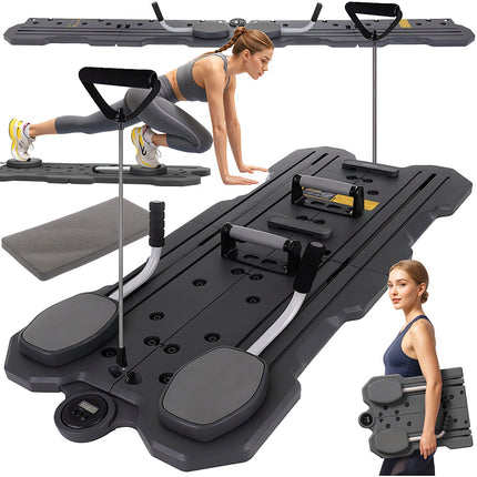 Pilates deska s počítadlem, protiskluzová, domácí fitness