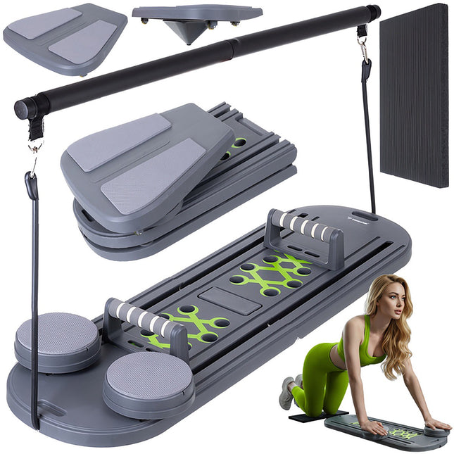 Pilates deska s madly, 97 x 35 cm, domácí fitness