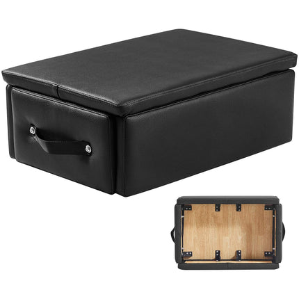 Pilates Reformer Sitting Box, 25x17x9 In, PU Wood