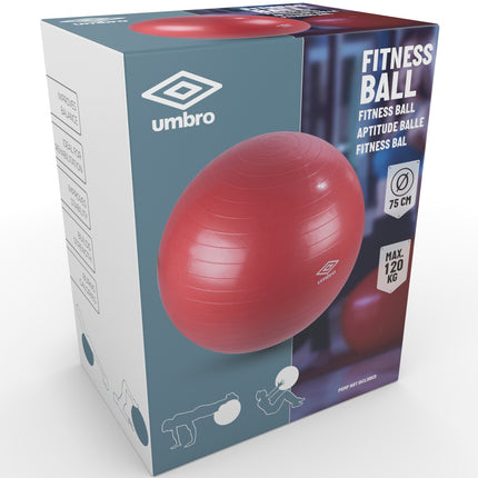 Pilates míč 75 cm, červená