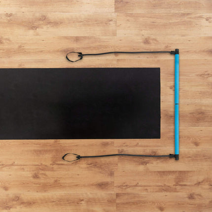 Pilates tyč s odporovými gumami
