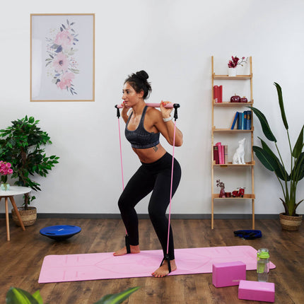 Pilates cvičební pomůcka, odporové gumy