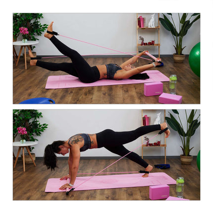 Pilates cvičební pomůcka, odporové gumy