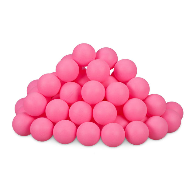 Beer pong míčky v sadě 100 ks, růžová
