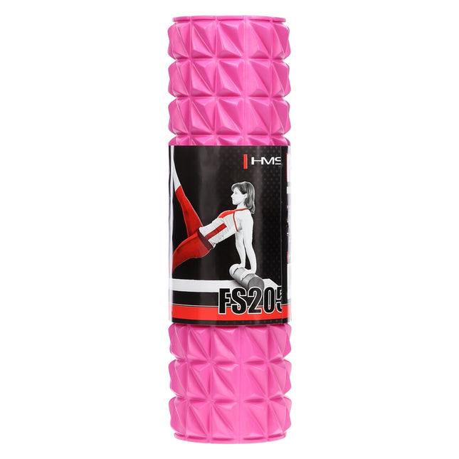 Pěnový válec 45 cm – pomůcka pro regeneraci svalů, růžová