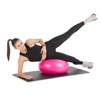 Rosa Gymnastik-Donut-Ball – Strapazierfähig, 65 cm