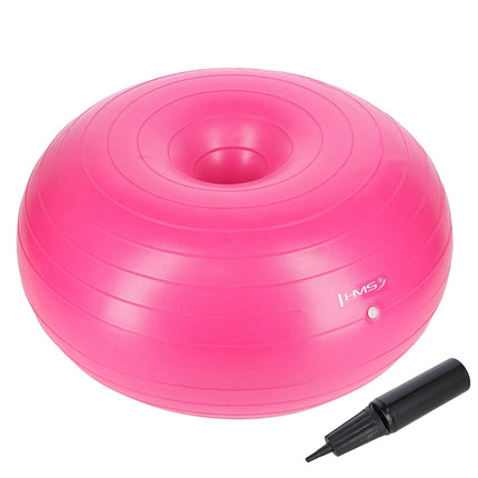 Rosa Gymnastik-Donut-Ball – Strapazierfähig, 65 cm