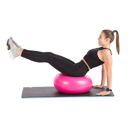 Rosa Gymnastik-Donut-Ball – Strapazierfähig, 65 cm