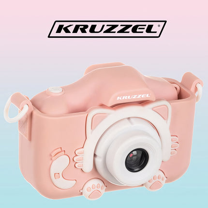 Pinke Kruzzel AC22296 Digitalkamera 