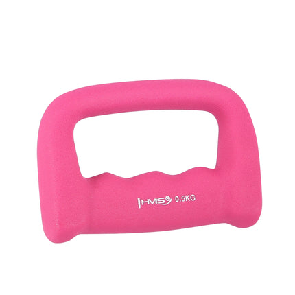 Neoprenová jednoručka 0,5 kg, růžová