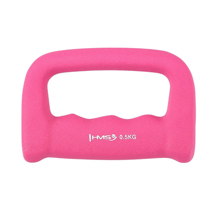 Neoprenová jednoručka 0,5 kg, růžová