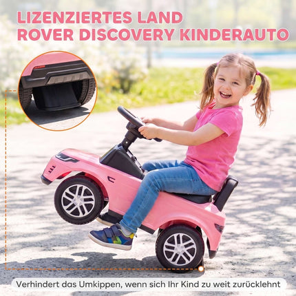 Pink Ride-On Car with Horn & Storage for Toddlers 18-36M