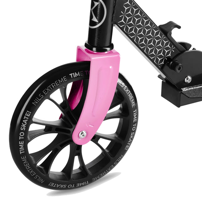 Koloběžka pro děti – lehká, skládací design, růžová