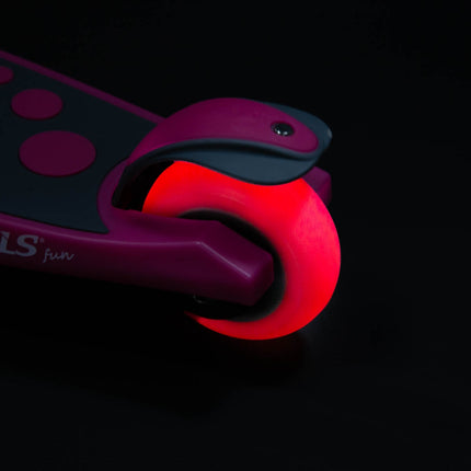 Koloběžka pro děti – lehká, skládací design, růžová