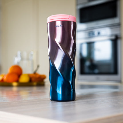 Termohrnek, izolovaný, 22 oz, růžová
