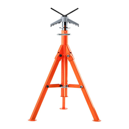 Pipe Jack Stand, 2500 lb V-Head, 27-52 in Adjustable