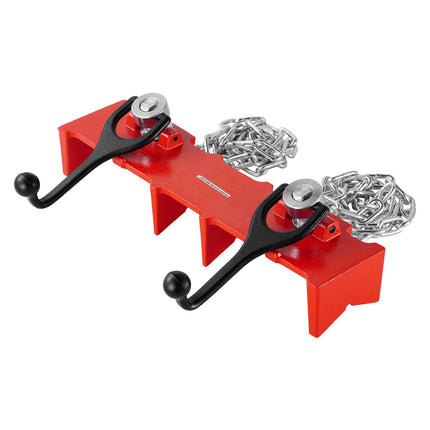 Pipe Welding Vise, 1/2-8 in, Dual Chain Cast Iron