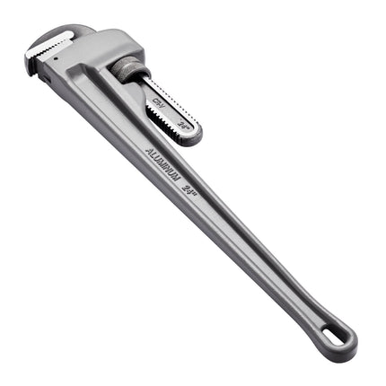 Pipe Wrench, 24-Inch Aluminum, Adjustable 4.1-In Jaw
