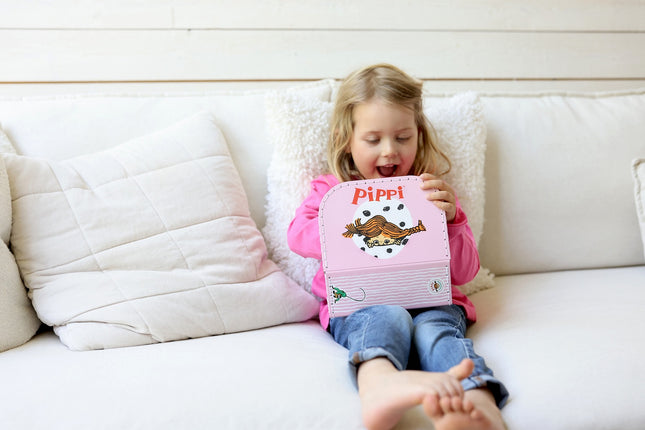 Pippi kufřík na hraní 20 cm, růžová