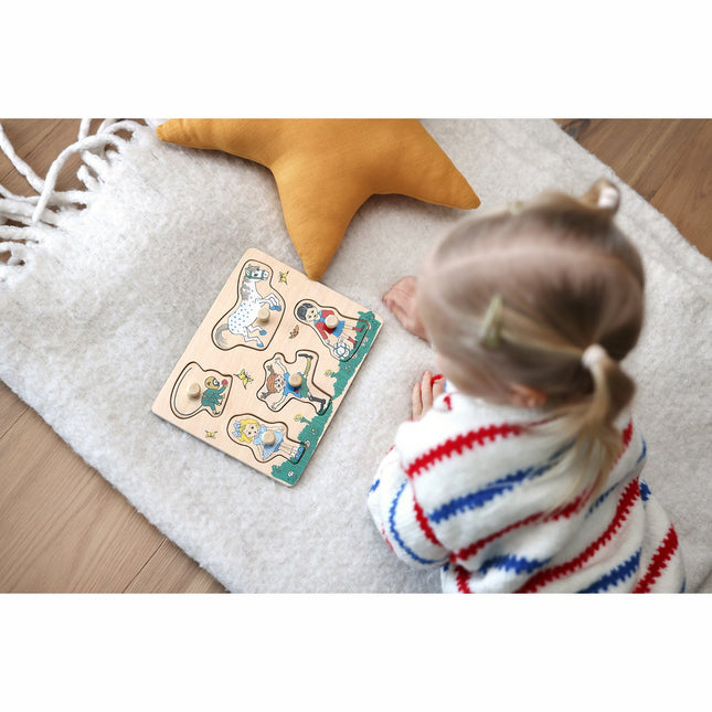 Pippi puzzle s úchyty, 5 dílků