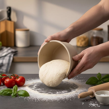 Sada boxů na kynutí těsta na pizzu s víky – 4 ks