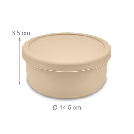 Pizzaballen-Boxen mit Deckel, 4er-Set