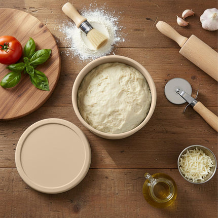 Pizzaballen-Boxen mit Deckel, 4er-Set