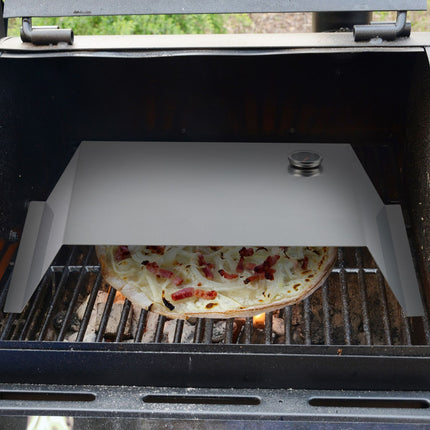 Nástavec na pizzu ke grilu, nerezová ocel