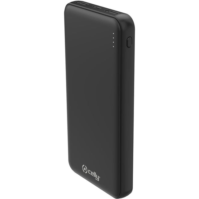 Powerbanka Planet 10 000 mAh ze 100% recyklovaného plastu, černá