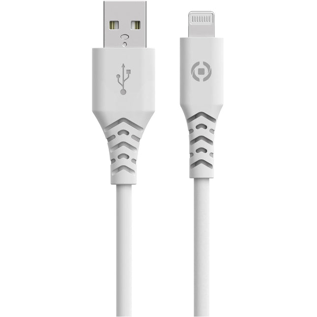 Kabel Planet USB-A – Lightning 1,5m ze 100% recyklovaného plastu, bílá