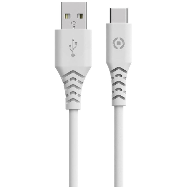 Kabel Planet USB-A – USB-C 1,5m ze 100% recyklovaného plastu, bílá