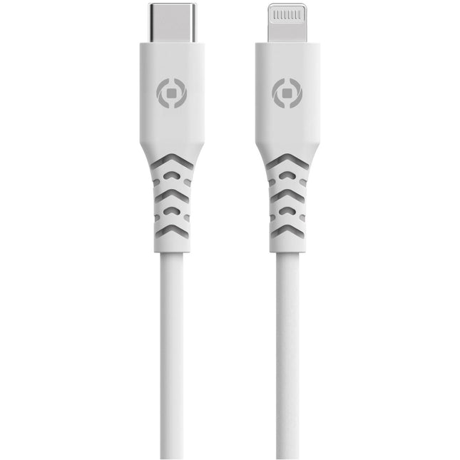 Kabel Planet USB-C – Lightning 1,5m ze 100% recyklovaného plastu, bílá