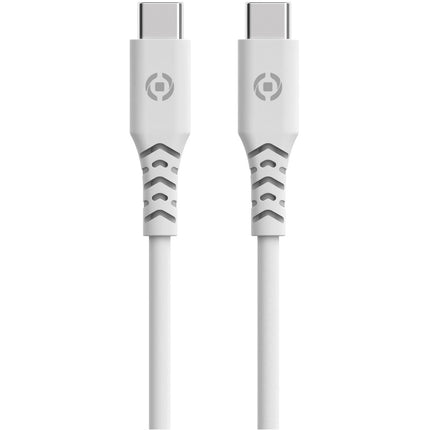 Kabel Planet USB-C – USB-C 1,5m ze 100% recyklovaného plastu, bílá