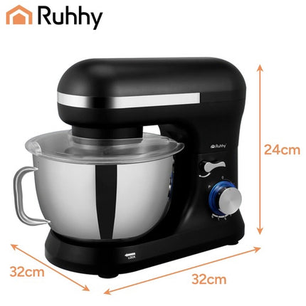 Kuchyňský robot s planetovým mícháním, 1000W, mísa 4,5L, černá