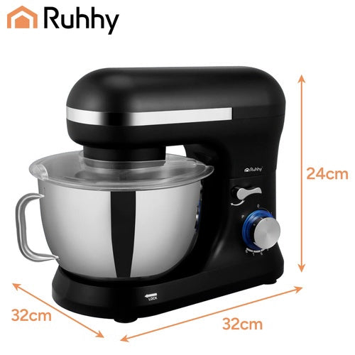 Kuchyňský robot s planetovým mícháním, 1000W, mísa 4,5L, černá