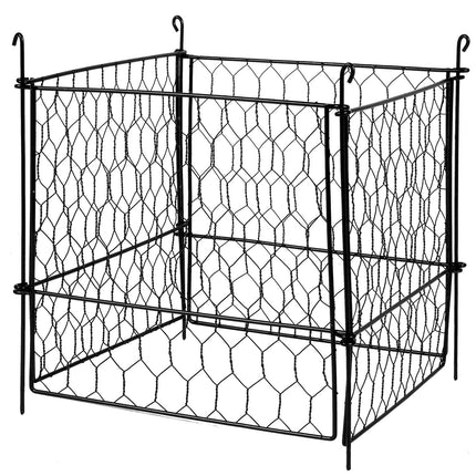 Plant Cages, 4-Pack 13.4 in Metal Mesh Animal Guard