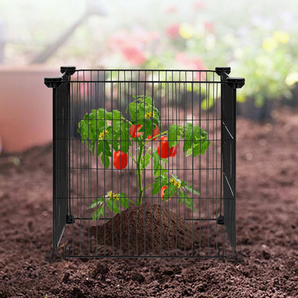 Plant Cages 5 Pack, 15.35in Metal Mesh Animal Guard