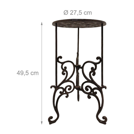 Plant Stand, Cast Iron – Vintage Tiered Display