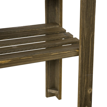 Garden table with 3 drawers & hooks, 78x38x112 cm
