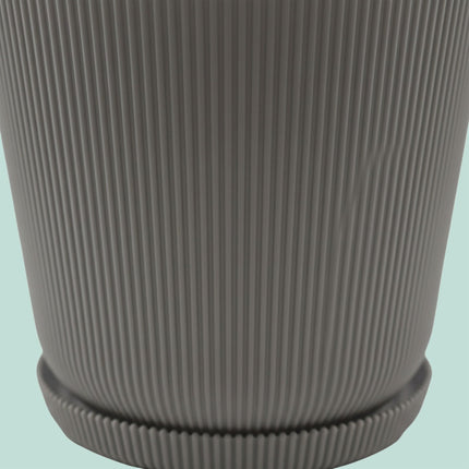 Planters with Saucers, Set of 2, Indoor/Outdoor