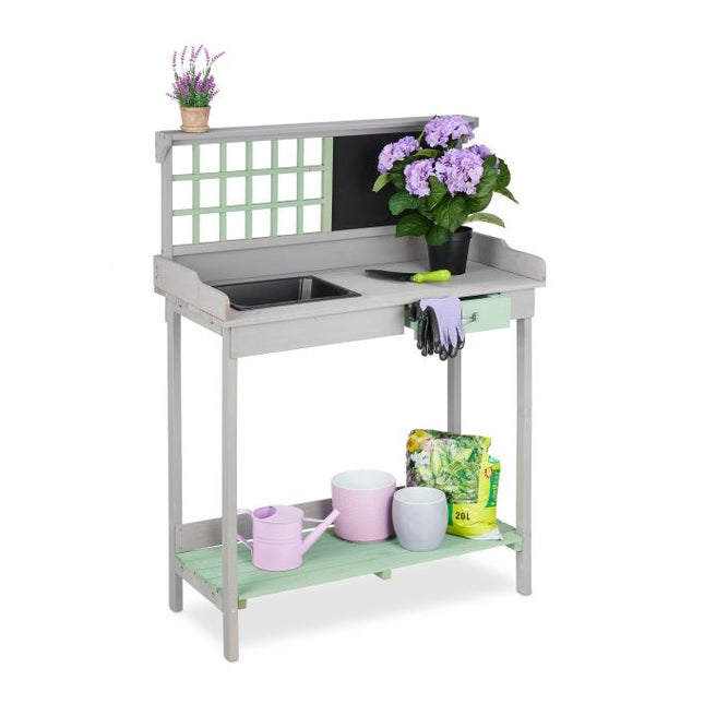 Planter table with bathtub