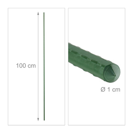 Opěrné tyčky 100 cm, 10 ks