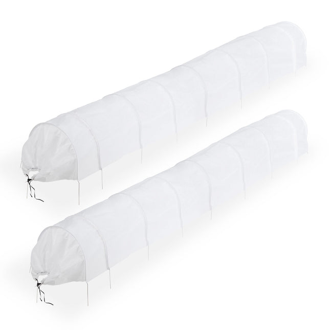 Planttunnel van vliesdoek 5 m set van 2