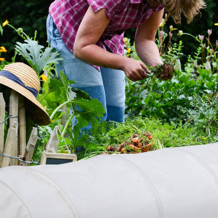 Planting tunnel made of fleece 7 m